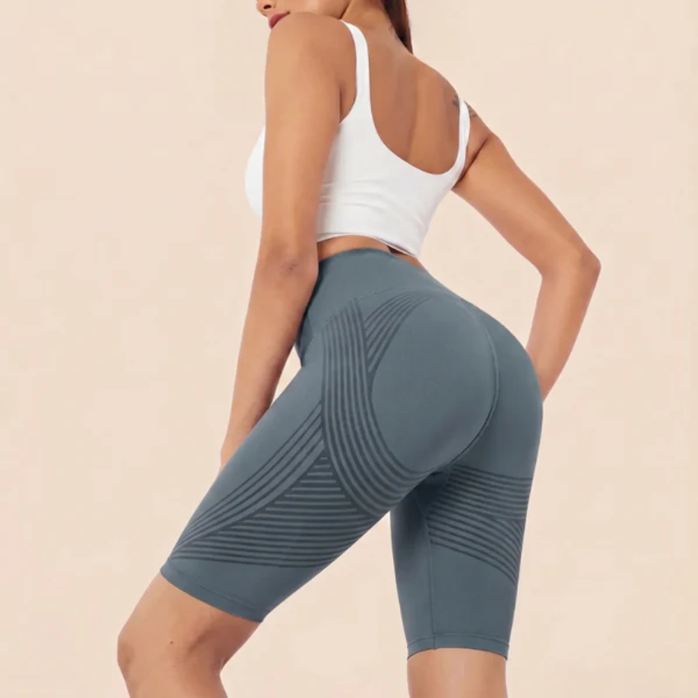 3D Cellulit Elleni Alakformáló Rövid Legging