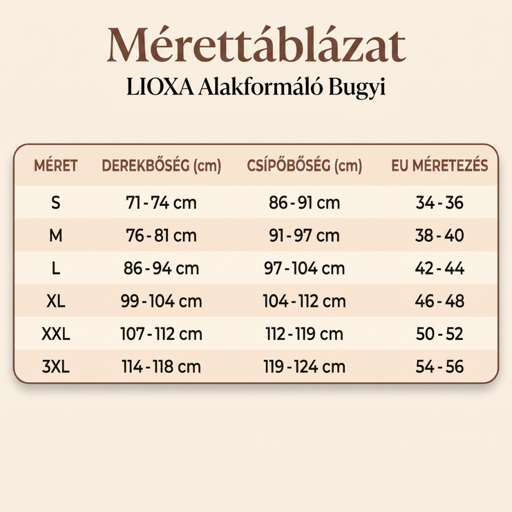 Magas Derekú Alakformáló Bugyi